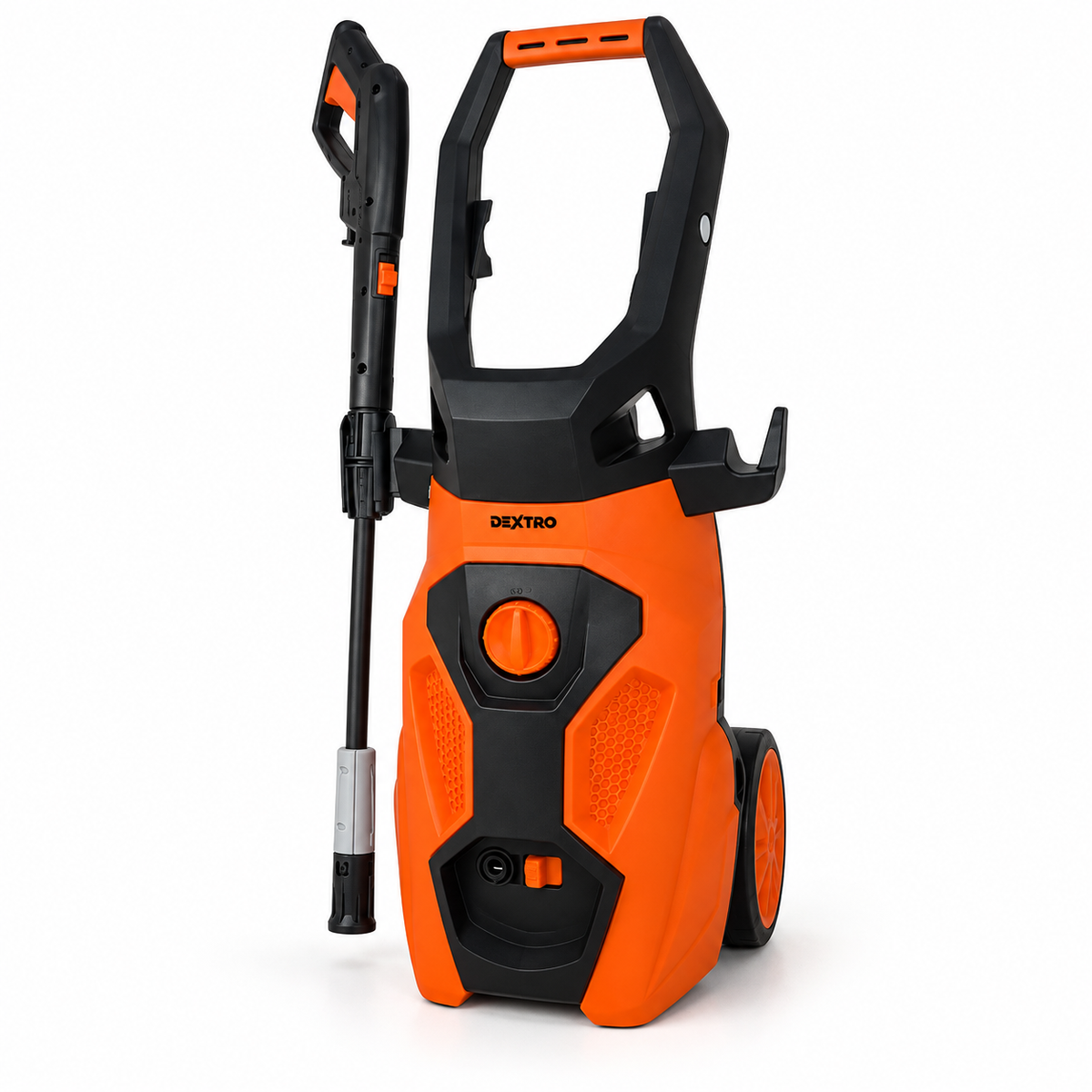Dextro DX-140 Turbo Pressure Washer 140 Bar 6 Month Warranty (Free Soap Bottle, Sogo Foam & Shampoo Wax & Yellow & Grey Microfiber Cloth 2 in 1)